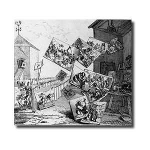    The Battle Of The Pictures 1745 Giclee Print