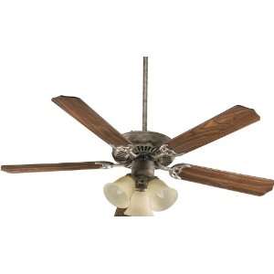   Mystic Silver Ceiling Fan with Light Kit 77525 1758