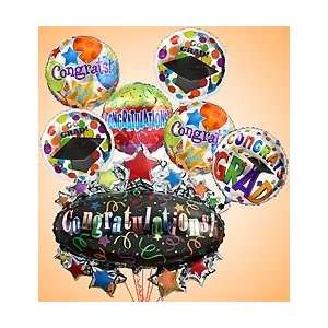 Flowers by 1800Flowers   Graduation Balloon Bunch   Large 