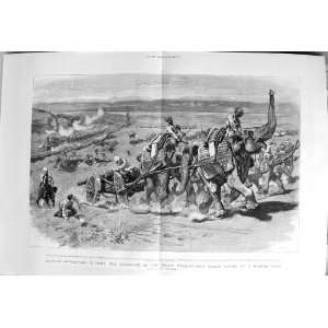 1892 Elephants Heavy Field Battery Military India War 