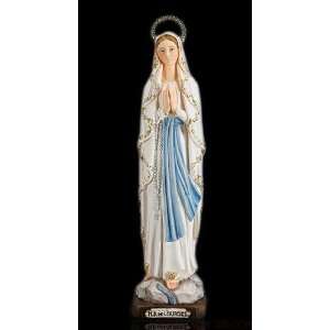  Our Lady of Lourdes Crowned Statue