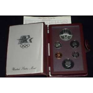  1984 Prestige Proof Set; Olympic Commemorative; 6 Coins 