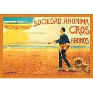  Sociedad Anonima Cros Abonos   Paper Poster (18.75 x 28.5 