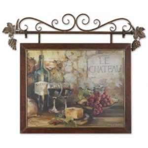  Uttermost 50964 Le Chateau Wall Art, Hand Painted Kitchen 