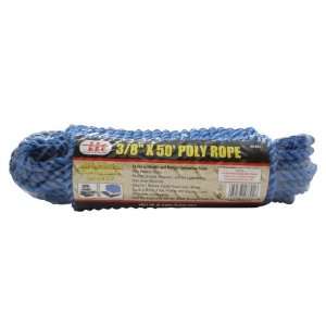  IIT 48892 50 Foot x 3/8 Inch Poly Rope   Blue Everything 