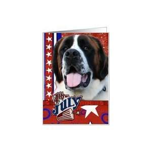  July 4th Firecracker   Saint Bernard   Mae Card Health 