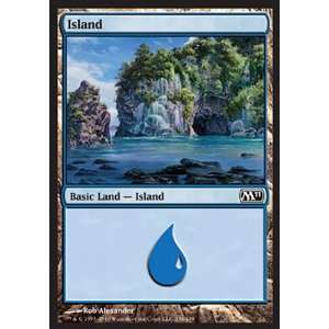   the Gathering Island (234) (Foil)   Magic 2011 Core Set Toys & Games