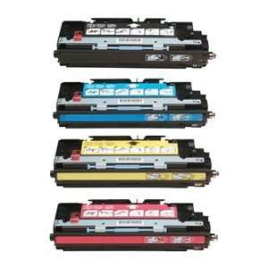  Compatible HP 3700 Toner Cartridges Combo   4pk (BCMY) for 