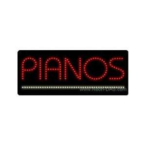  Pianos Outdoor LED Sign 13 x 32