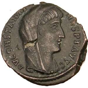  CONSTANTINE I the GREAT Chariot to Heaven Roman Coin 337AD 