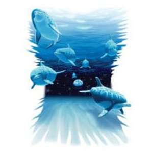  T shirts Sea Life Aquatic Dolphin Water World 4xl 