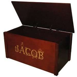  Dark Cherry Toybox with Thematic Letters Baby