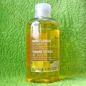  Body Shop Sweet Lemon Shower Gel 8.4 Oz. Beauty