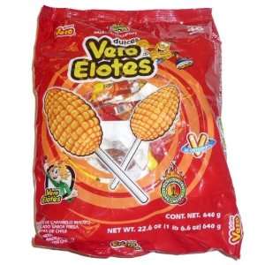 Vero Elote Lollipops Mexican Candies 40 Pieces  Grocery 