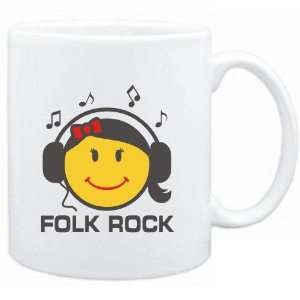  Mug White  Folk Rock   female smiley  Music Sports 