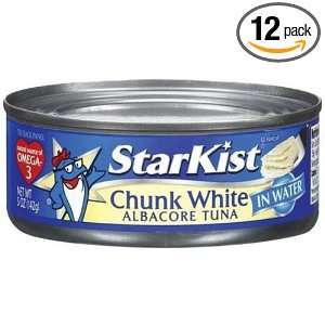 StarKist Chunk White Albacore Tuna in Water 5 oz (Pack of 12)