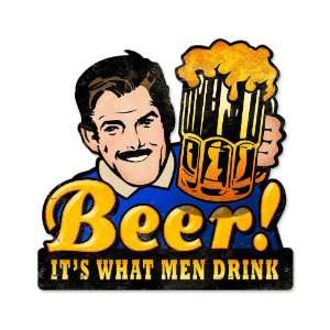 Men Drink Beer 