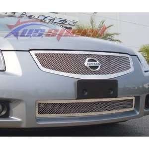    2007 UP Nissan Maxima Polished Wire Mesh Grille   T Rex Automotive
