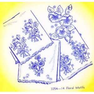   PT G 14 Floral Motifs by Aunt Marthas 3254 Arts, Crafts & Sewing