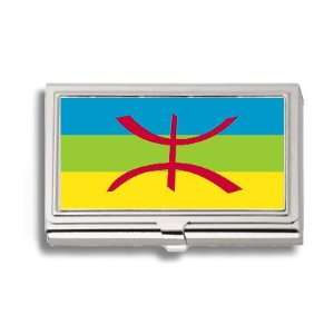  Kabyle Berbers Algeria Flag Business Card Holder Metal 
