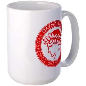  Olympiakos FC Sports Large Mug by  Everything 