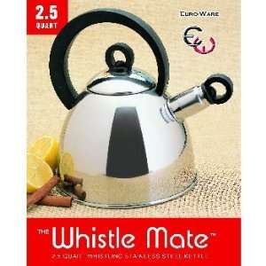 Quart Whistle Mate Stainless Steel Teapot Kettle  