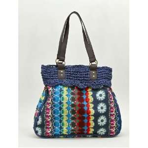  Nicole Lee Collection Shoulder Bag Handbag BLUE Beauty