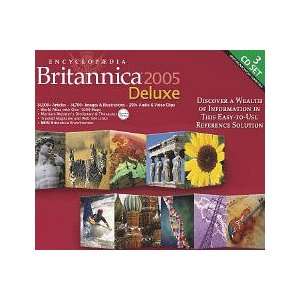  BRITANNICA ENCYCLOPEDIA 2005 DLX   3CDS Electronics