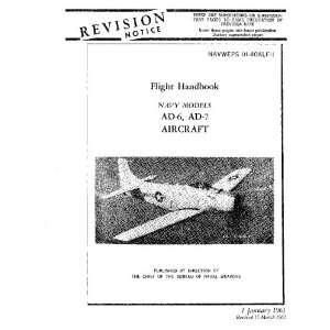   Douglas AD 6  7 Aircraft Flight Manual Mc Donnell Douglas Books