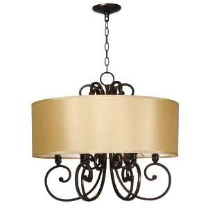 World Imports 3526 29 Rue Maison Collection 6 Light Chandelier, Euro 