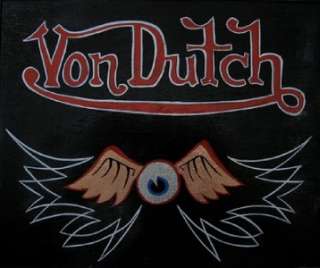 Brand New VON DUTCH Burgundy Long Sleeve Shirt Small  