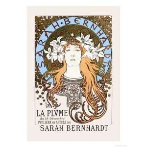    Sarah Bernhardt   Poster by Alphonse Mucha (12x18)