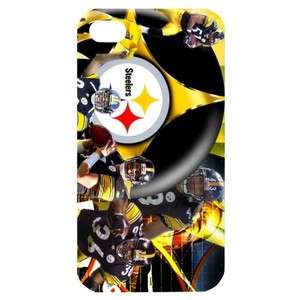 NEW Pittsburgh Steelers Image in iPhone 4 or 4S Hard Plastic Case 