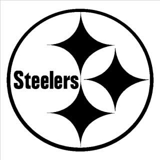 Yellow Pittsburgh Steelers Logo Decal Window Sticker  