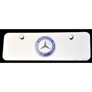  Mercedes Benz 3D logo on Steel license plate, NEW 