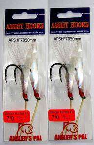   Anglers Pal 150lb Assist jigging Stinger Hooks 7/0, 50mm,Tuna  