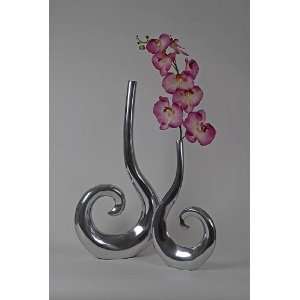  Alum Curl Vase Set