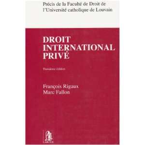  droit international prive (3e edition) (9782804419882 