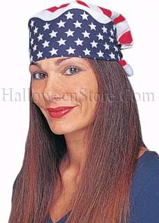 American Flag Bandana  a nice do rag for Biker Costumes or for the 