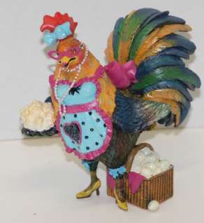 NEW KURT ADLER6 DIVA ZOO HEN BY MARGARET LE VAN OMELETTA BETTY 