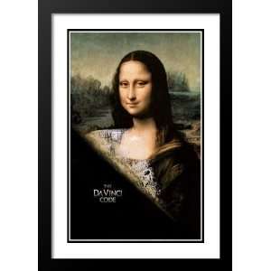  The Da Vinci Code 32x45 Framed and Double Matted Movie 