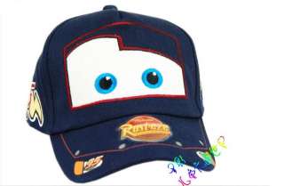 High quality Disney Pixar cars Lightning Mcqueen Kid Child Hat 
