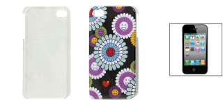 Colorful Sunflower Hard Plastic IMD Back Case Shell for iPhone 4 4G 4S 