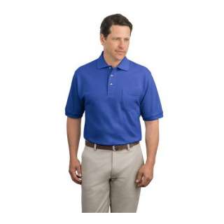 Port Authority Pique Knit Sport Shirt with Pocket. K420P  