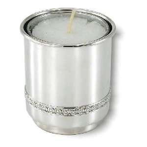  Yizkor candle holder with ornamental strip