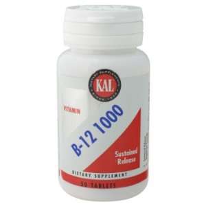  KAL   Vitamin B 12, 1000 mcg, 50 tablets Health 