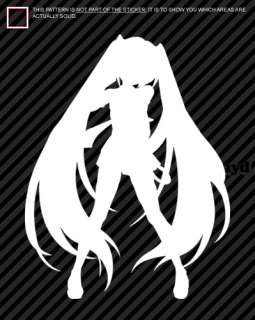 2x) Vocaloid Hatsune Miku Sticker Decal Die Cut  