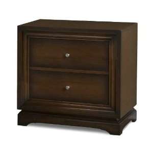   450P 2D NS WN Hampton Two Drawers Nightstand in Walnut 450P 2D NS WN