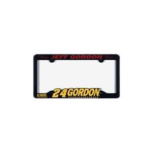  NASCAR JEFF GORDON OFFICIAL LOGO PLASTIC LICENSE PLATE 
