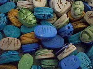 Lot 0F 24 Egypt Scarab Hand Made  